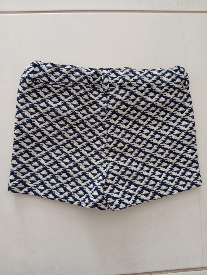 Gémo - short taille 24 mois | bleu et blanc - printemps été - photo numéro 2