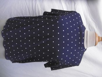 monoprix blouse à pois  T 38