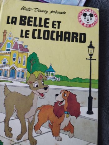 Livre Disney la belle et le clochard