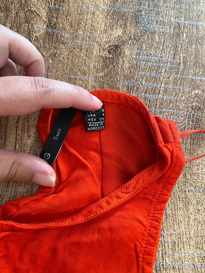 Debardeur orange taille 36 Mango - photo numéro 2