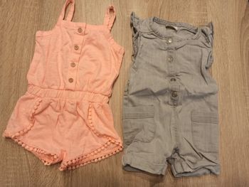 Lot combishorts 9 mois