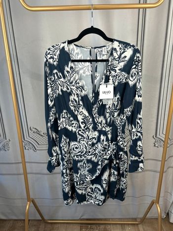 Robe bleu / beige LiuJo 38 neuve