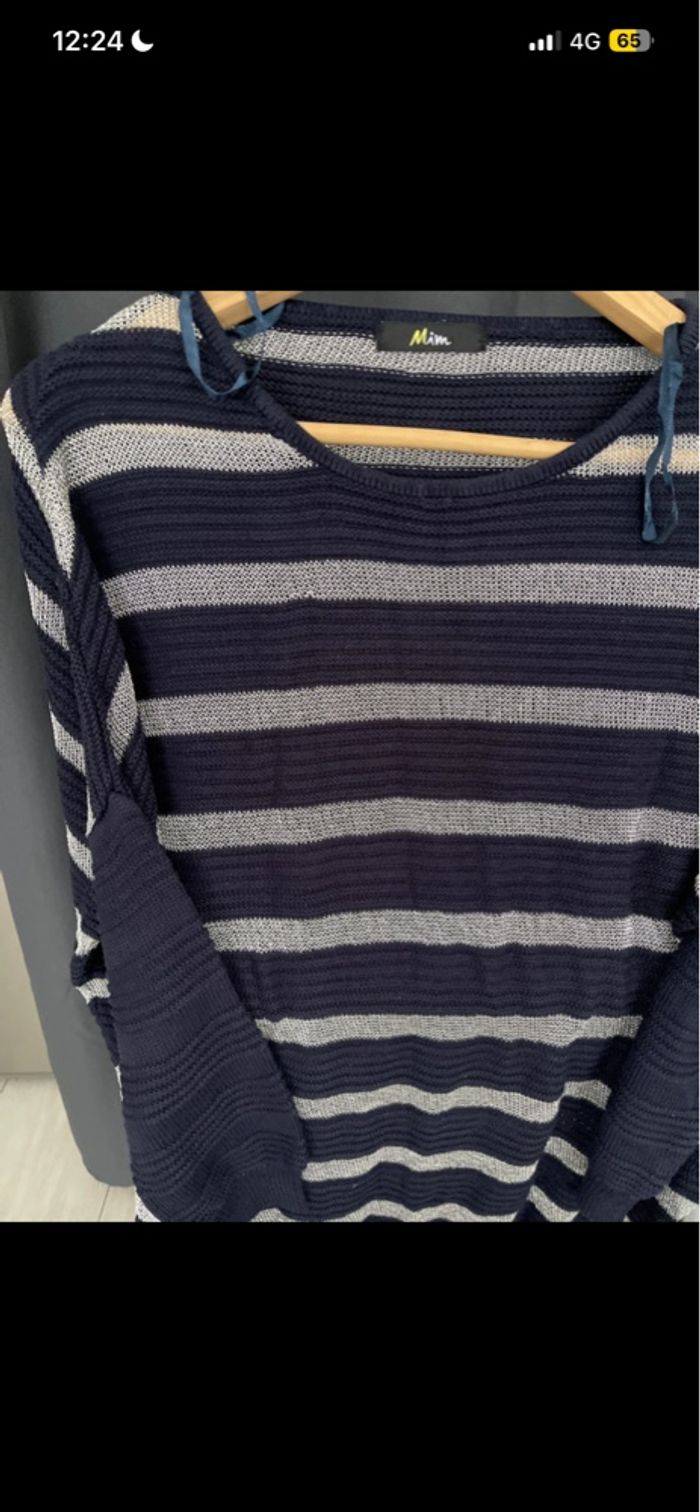 Pull fin manches 3/4 - photo numéro 2