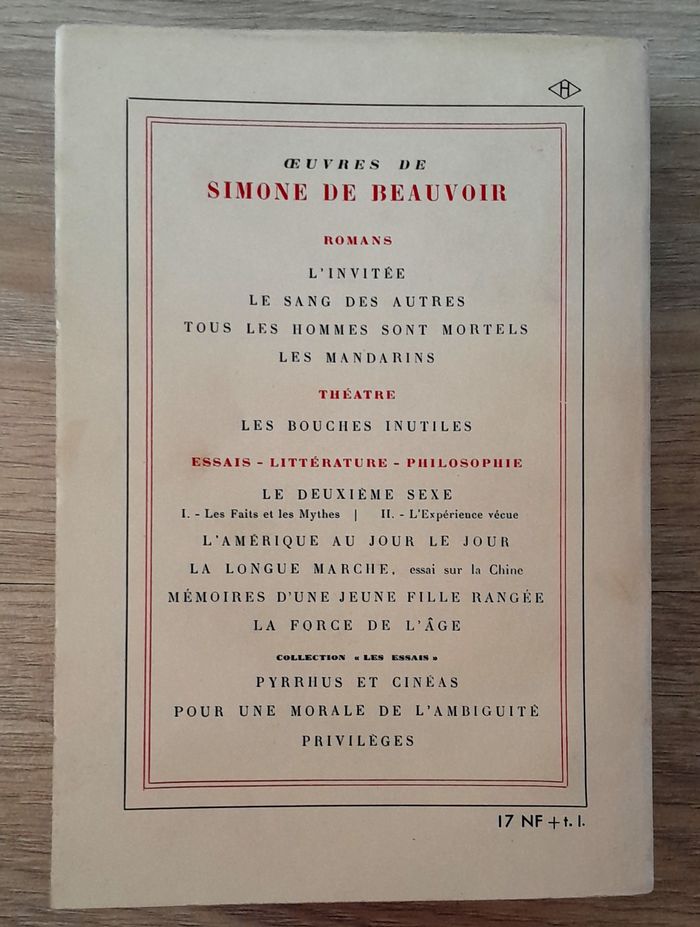 simone de beauvoir - les mandarins - photo numéro 4