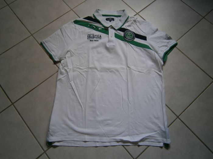 Polo MC blanc CELIO Taille 2XL