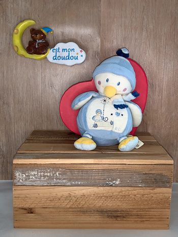 NIC405 doudou pingouin 🐧 nicotoy