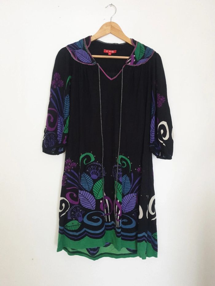 Robe été thème floral