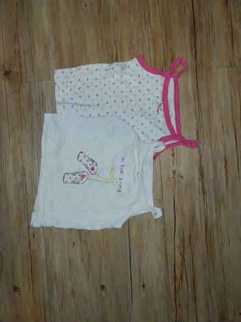 Lot 2 maillots de corps 3 ans