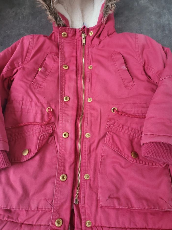 Manteau hiver fille 4 ans FPC bon état - photo numéro 2