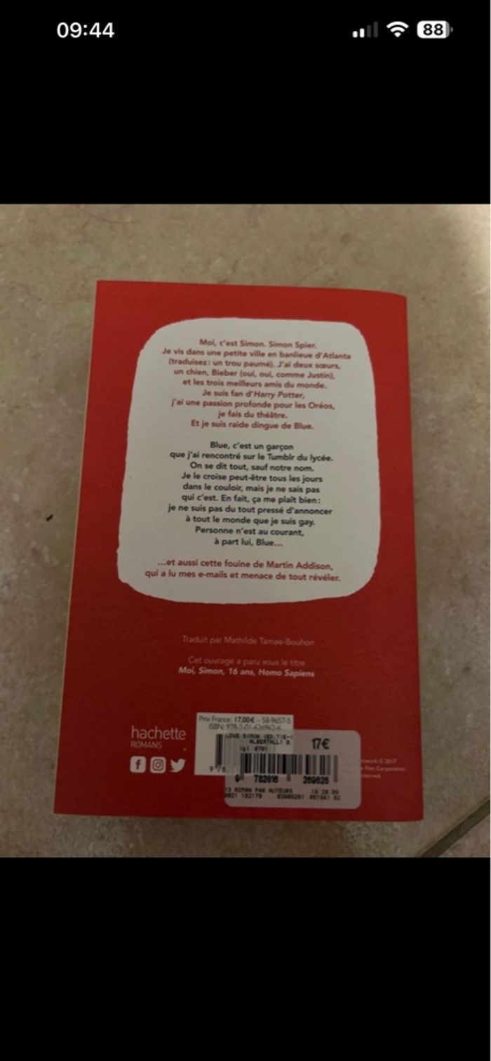 Livre Love, Simon - photo numéro 2