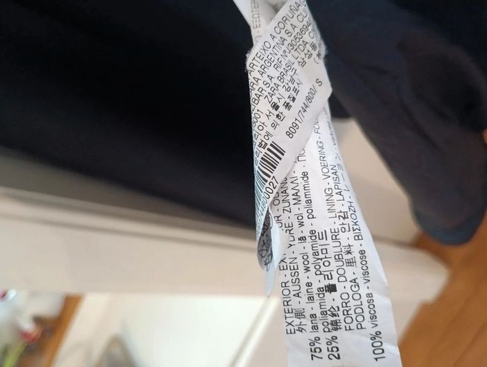 Cape noire Zara
Longueur 3/4
75% laine
Taille S - photo numéro 6