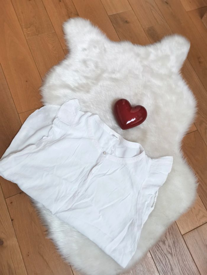 Top / Blouse blanche fluide - photo numéro 3