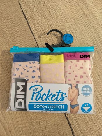 Pack 3 culottes Dim