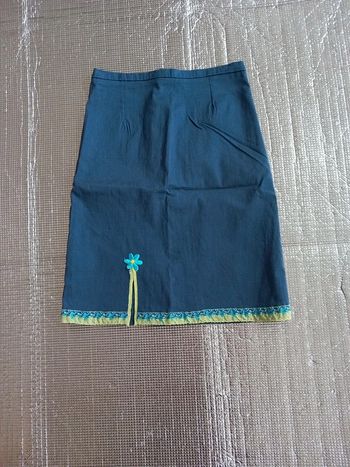 Jupe 12ans viscose elasthan bleu jeans