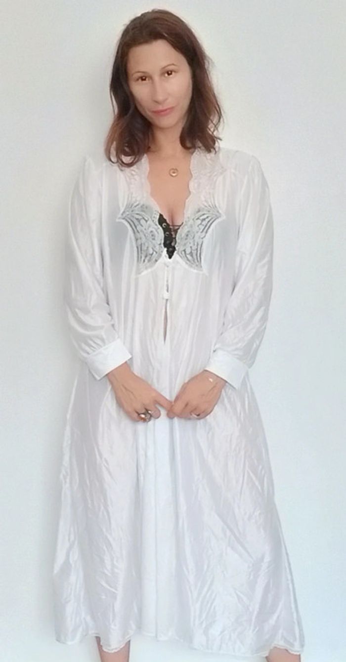 Robe de chambre irisée vintage - photo numéro 3