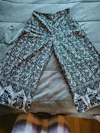 Pantalon fluide été motifs éléphant