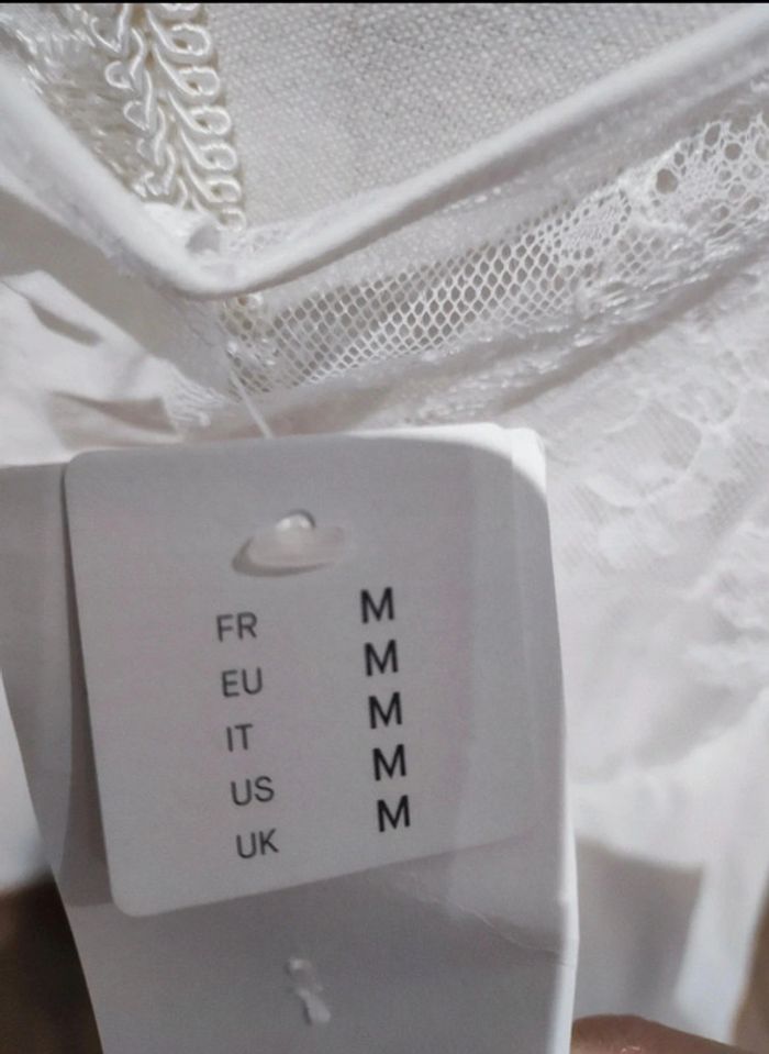 Nuisette blanche transparente Passionata taille m neuve avec dentelle sexy valeur neuve 43€95 - photo numéro 5