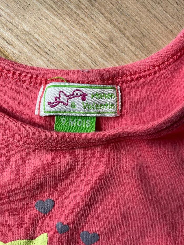 Lot 3 body 9 mois manches courtes - photo numéro 3