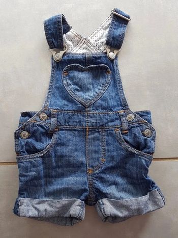 Salopette short 2-4 mois
