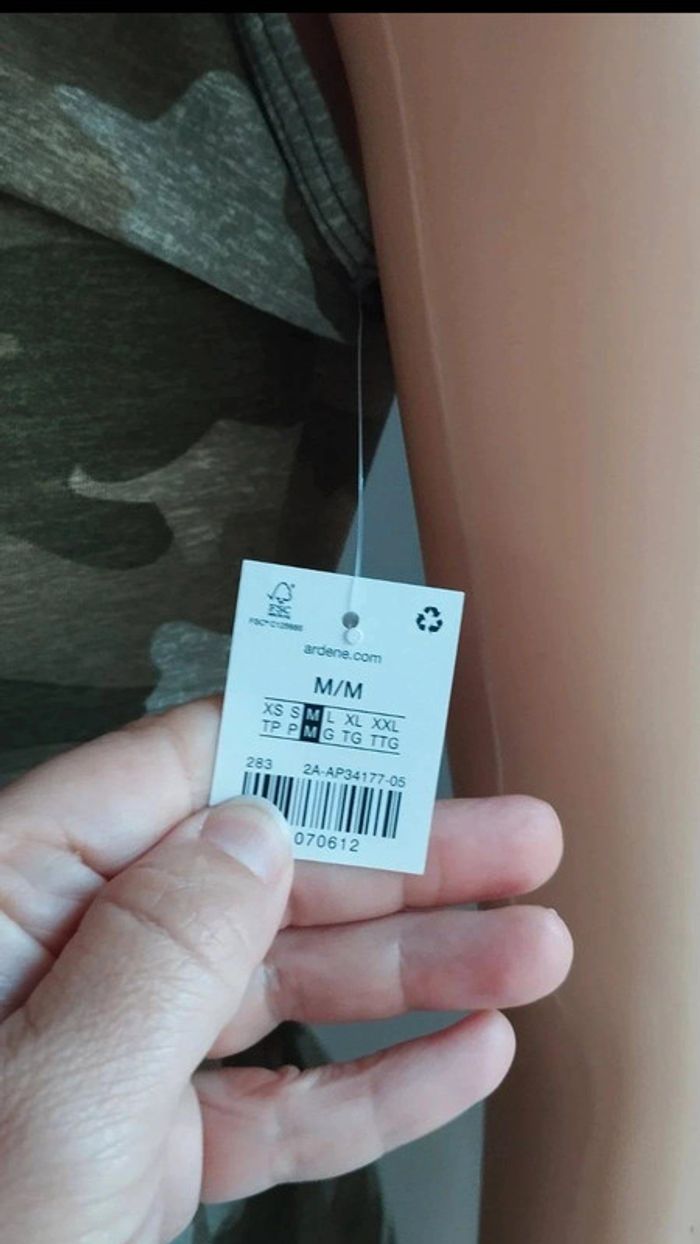 Débardeur camouflage taille m femme - photo numéro 6