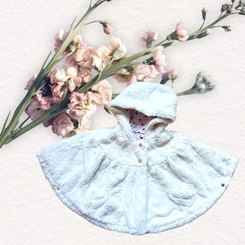Poncho/Cape Ultra Doux  taille 9 mois bébé fille 💖