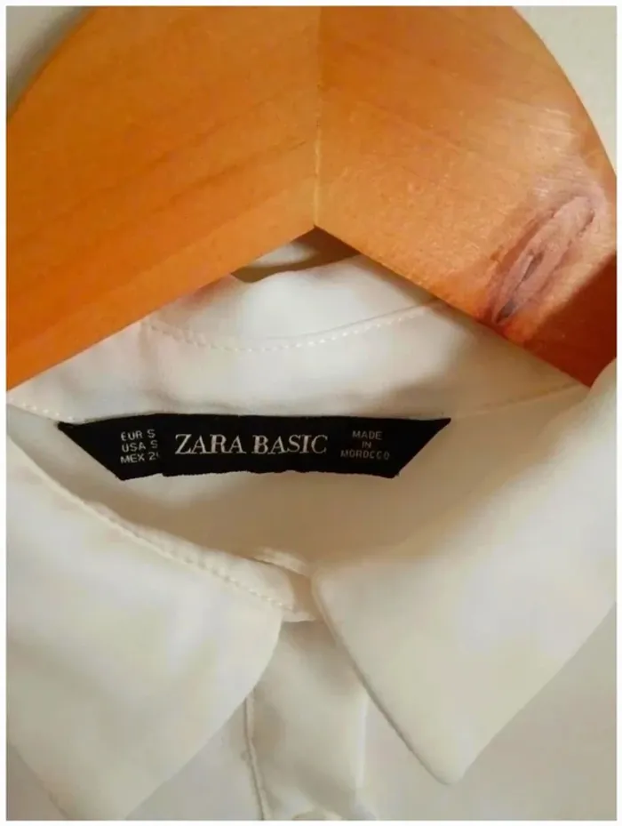C22 blouse blanche Zara S - photo numéro 3