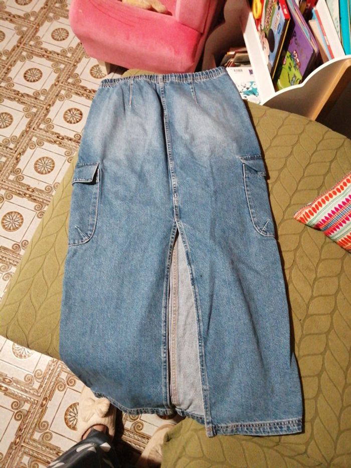 Jupe longue en jean zara - photo numéro 5