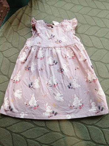 Robe évasée petits lapins