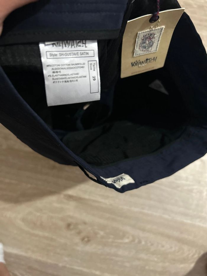 Short Chino bleu marine Kiliwatch Gustave satin 29US 37FR (S) - photo numéro 4