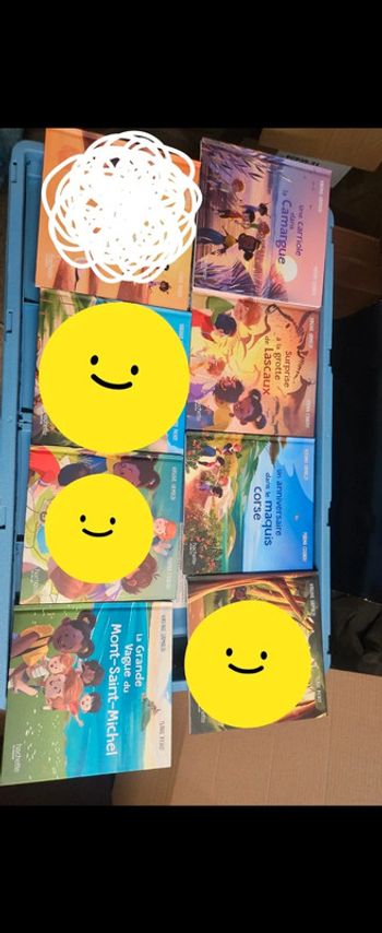 Lot de 4 livres region