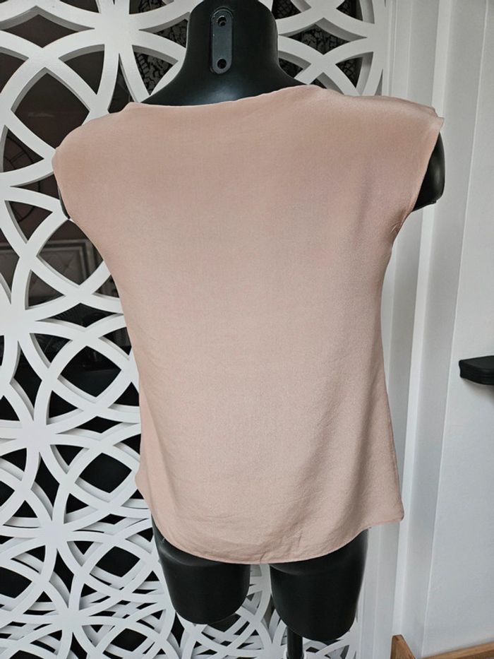 Max Mara blouse beige/rosée taille M - photo numéro 6