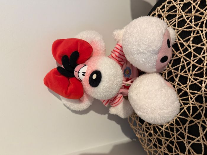 Peluche Diddlina Blanc Rose - photo numéro 6