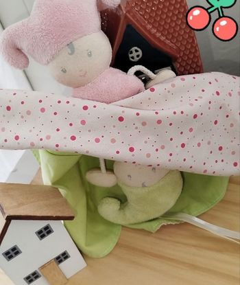 Corolle Doudou plat Lutin réversible 