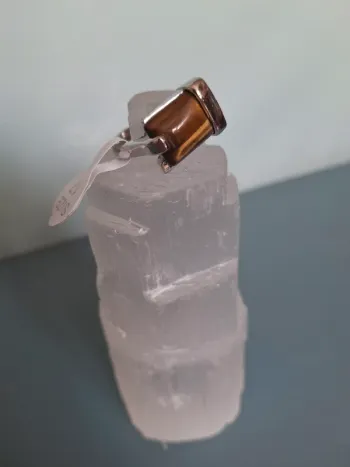 Bague Œil de tigre - Taille 17