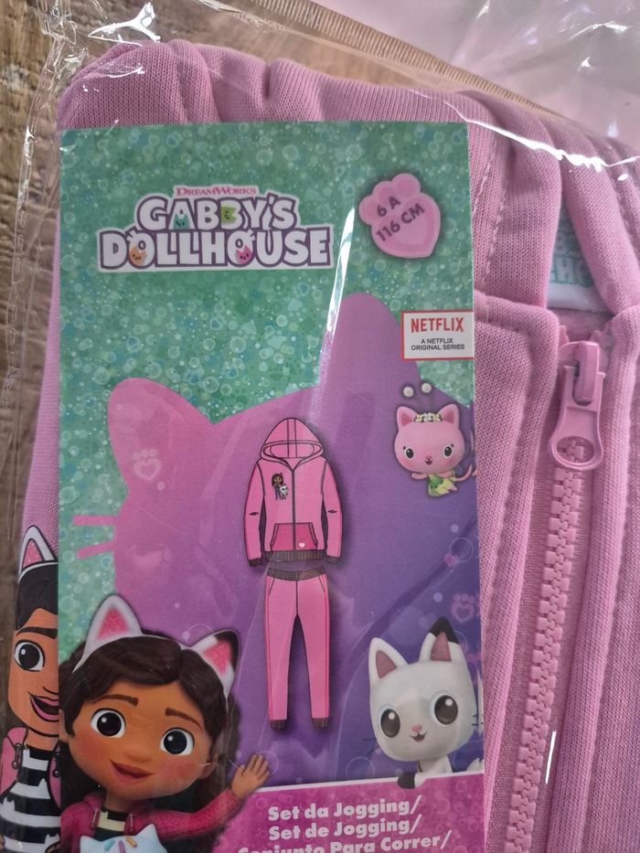 Survêtement Fille Gabby Chat Rose 6 ans - photo numéro 2