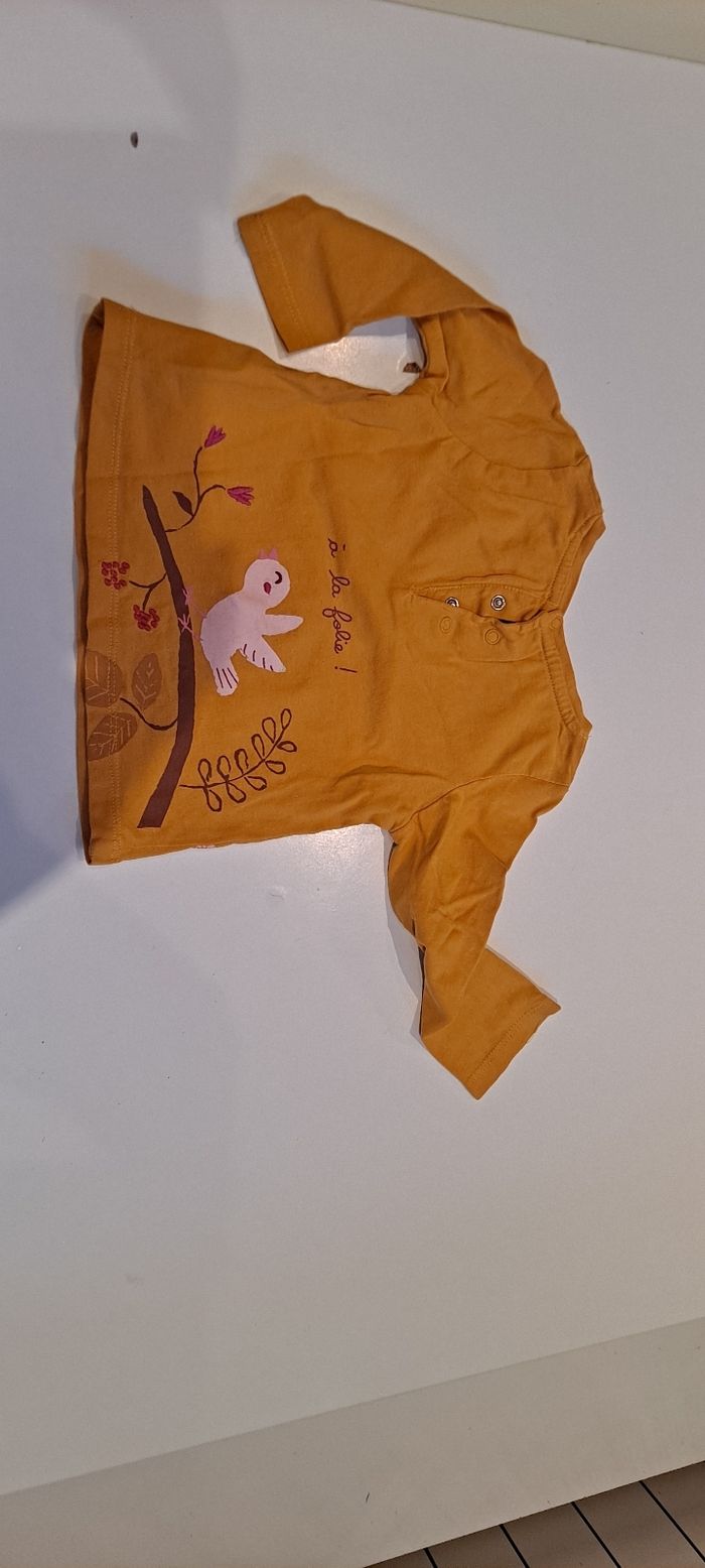 T-shirt manche longue DPAM - photo numéro 2