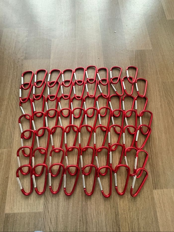 lot de 60 mousqueton