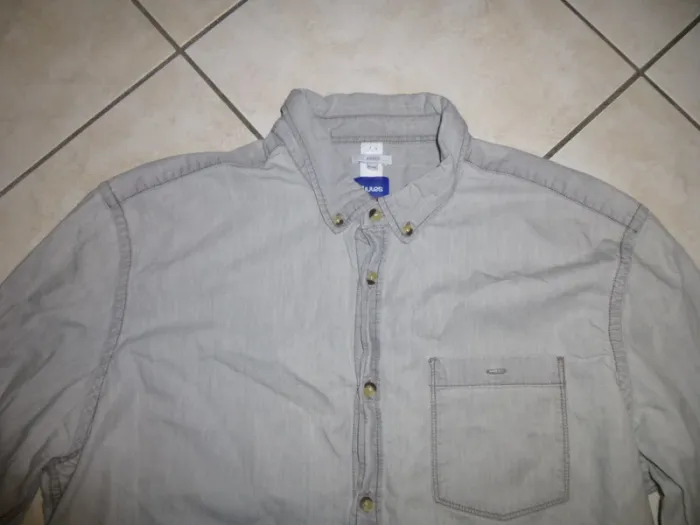 chemise manche longue JULES grise taille XXL - photo numéro 2