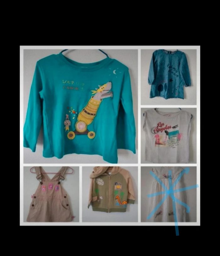 Grand lot de vêtements fille 68-98cm - photo numéro 6
