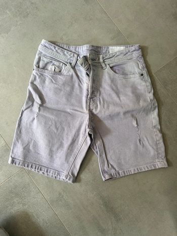 Short jean violine