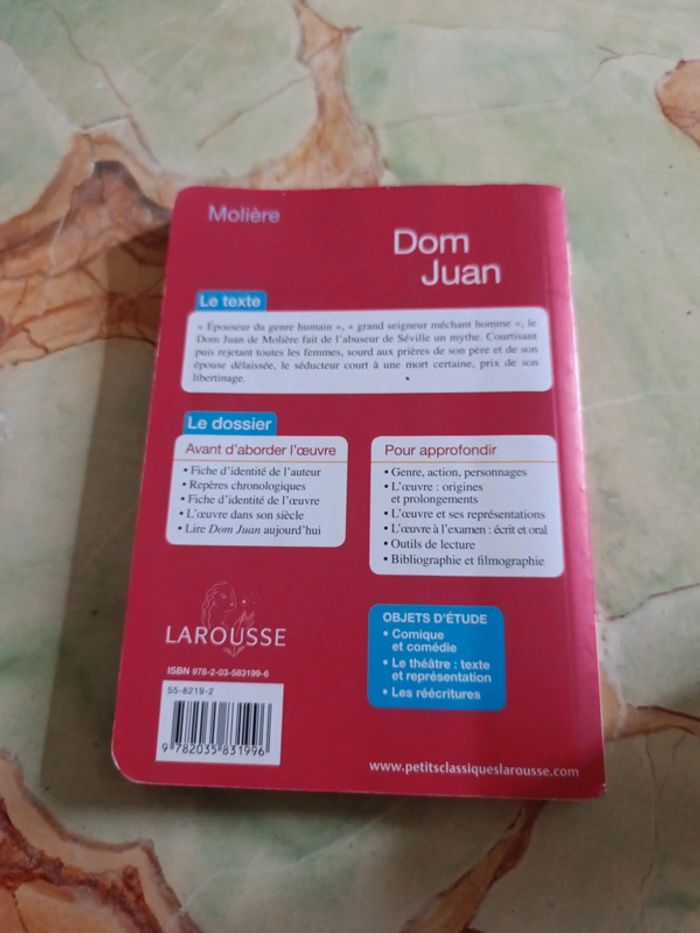 Don Juan de Molière, édition Larousse - photo numéro 2