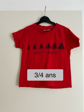 Tee shirt rouge