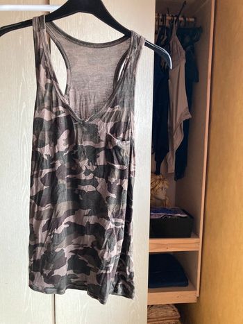 Superbe débardeur couleur armée camouflage taille S