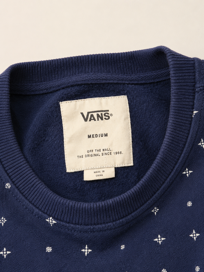Sweat Vans bleu marine motif taille M - photo numéro 4