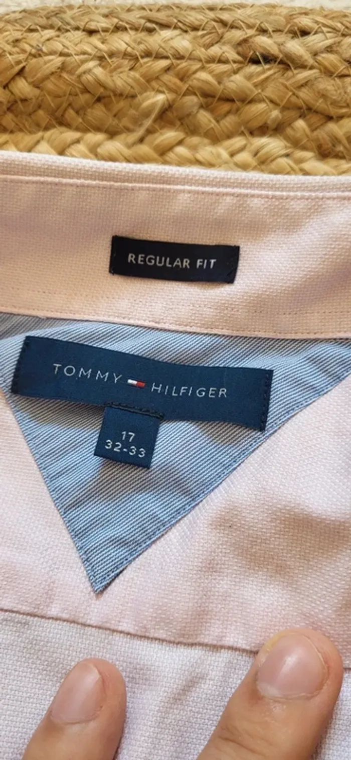 Chemise Tommy Hilfiger Homme XL rose – état satisfaisant - photo numéro 5