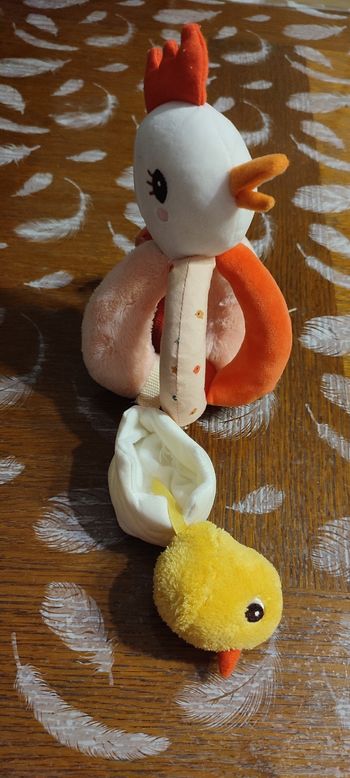 Hochet poule Lilliputiens