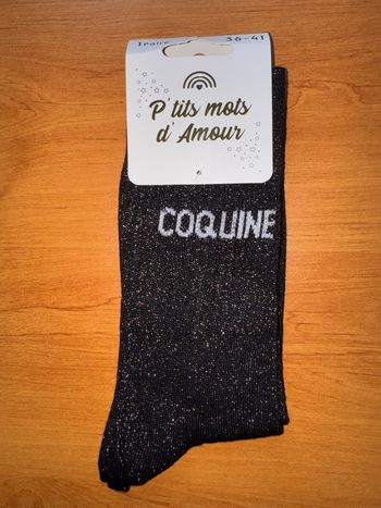 CHAUSSETTE A PAILLETTES 3€