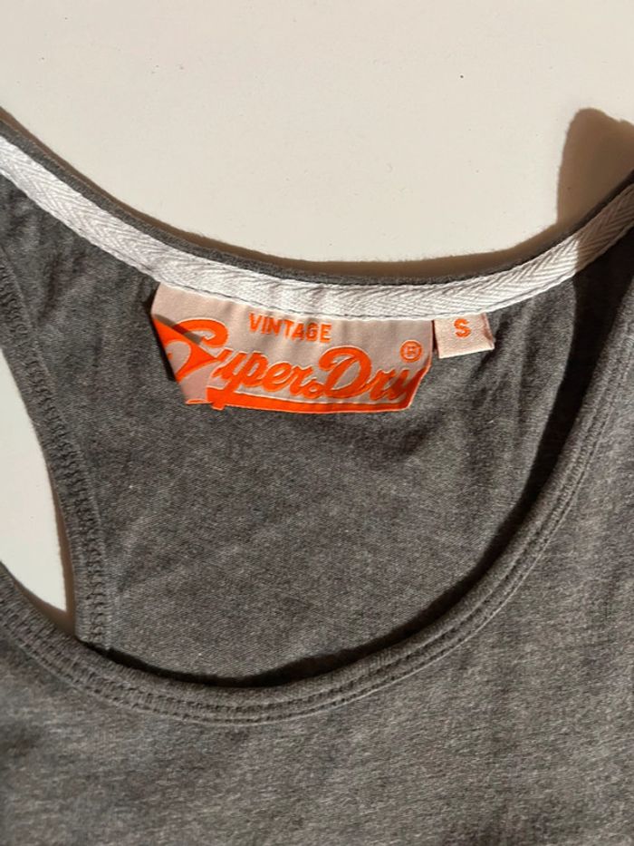 Robe longue grise - superdry- droite - taille S - photo numéro 7