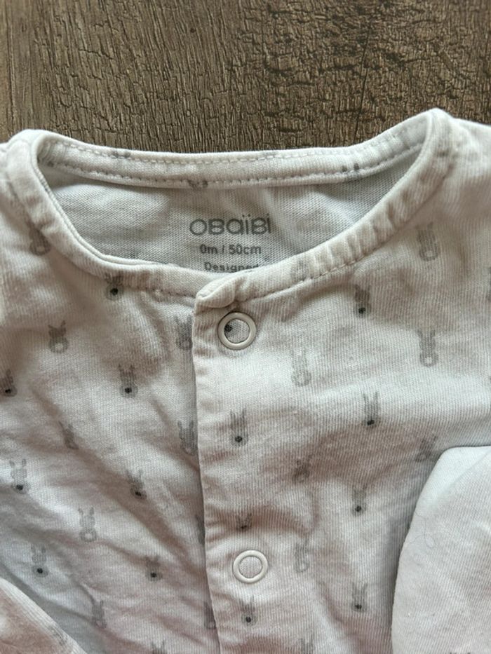 Lot 2 pyjama 0 mois naissance - photo numéro 5