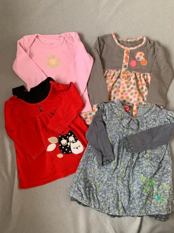 T-shirtd manches longues 12 mois